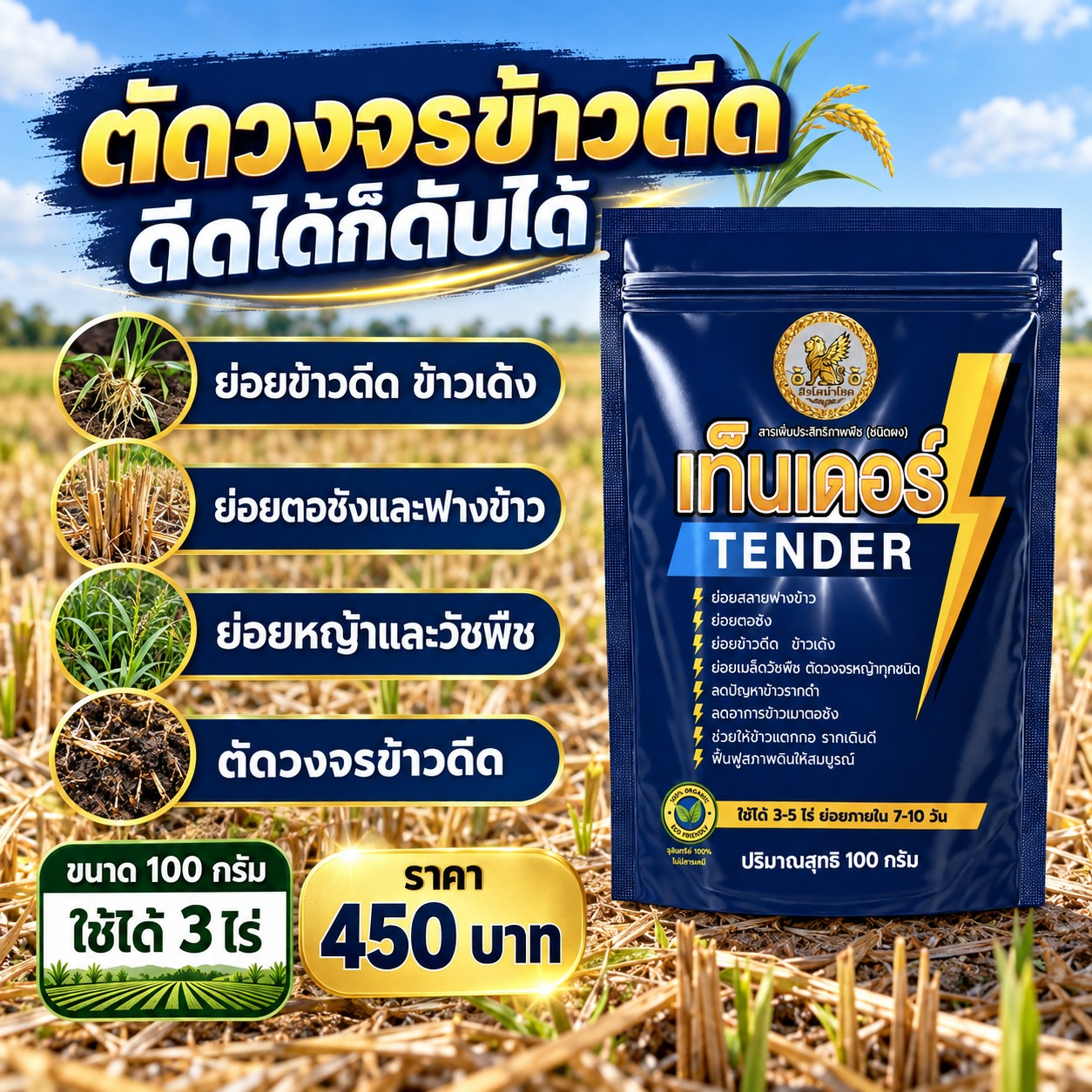ภาพสินค้าเท็นเดอร์สำหรับโปรทดลองใช้